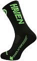 Ponožky HAVEN LITE Silver NEO LONG black/green 2 páry