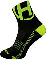 Ponožky HAVEN LITE Silver NEO black/yellow 2 páry