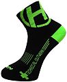 Ponožky HAVEN LITE Silver NEO black/green 2 páry