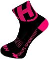 Ponožky HAVEN LITE Silver NEO black/pink 2 páry