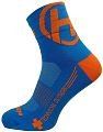 Ponožky HAVEN LITE Silver NEO blue/orange 2 páry