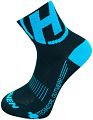 Ponožky HAVEN LITE Silver NEO black/light blue 2 páry