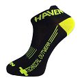 Ponožky HAVEN SNAKE Silver NEO black/yellow 2 páry