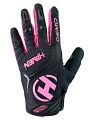 Rukavice HAVEN DEMO long black/pink