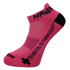 Ponožky HAVEN SNAKE Silver NEO pink/black 2 páry