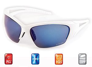 Sportovní brýle JETBLACK Flight - White / Full Xportal Blue