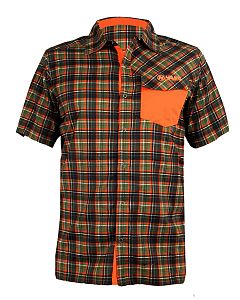 Košile HAVEN AGNESS SLIMFIT men khaki/orange