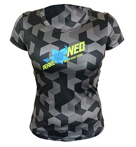 Dres HAVEN PEARL NEO short black/green