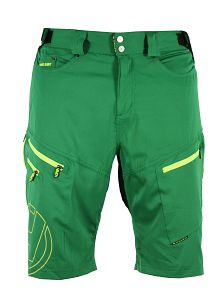Kraťasy HAVEN NAVAHO SLIMFIT dark green/yellow
