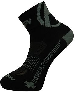 Ponožky HAVEN LITE Silver NEO black/grey 2 páry