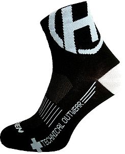 Ponožky HAVEN LITE Silver NEO black/white 2 páry