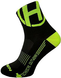 Ponožky HAVEN LITE Silver NEO black/yellow 2 páry
