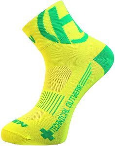 Ponožky HAVEN LITE Silver NEO yellow/green 2 páry