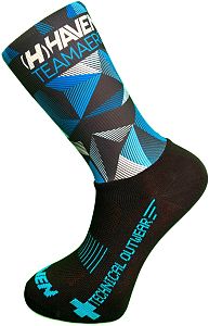 Ponožky HAVEN AERO black/blue 1 pár
