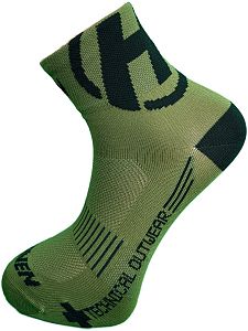 Ponožky HAVEN LITE Silver NEO khaki/black 2 páry