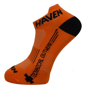 Ponožky HAVEN SNAKE Silver NEO orange/black 2 páry