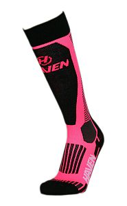 Zimní kompresní podkolenky HAVEN Compressive Ski pink- LIGHT COMPRESSION