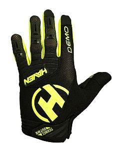 Rukavice HAVEN DEMO long black/green