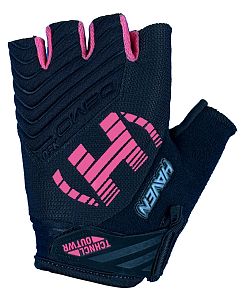 Rukavice HAVEN DEMO NEO short black/pink