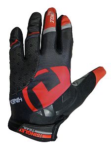 Rukavice HAVEN SINGLETRAIL long black/red