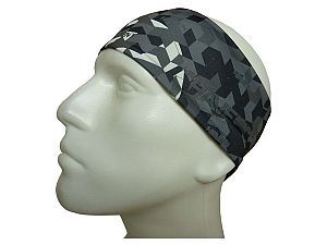 Sportovní čelenka HAVEN Wide Black/Grey