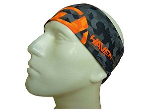 Sportovní čelenka HAVEN Wide Black/Orange