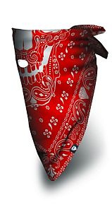 Šátek Airhole Paisley Red