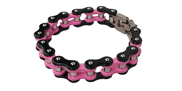 Náramek HAVEN black/pink