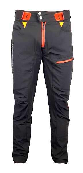 Kalhoty HAVEN  SINGLETRAIL long black/red