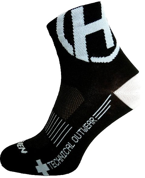 Ponožky HAVEN LITE Silver NEO black/white 2 páry