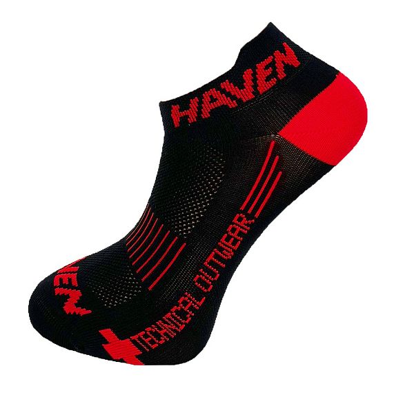 Ponožky HAVEN SNAKE Silver NEO black/red 2 páry