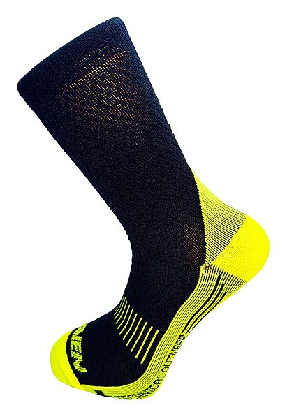 Ponožky HAVEN STRUCTURE LONG black/yellow 2 páry