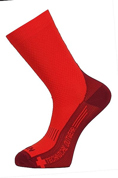 Ponožky HAVEN STRUCTURE LONG red 2 páry