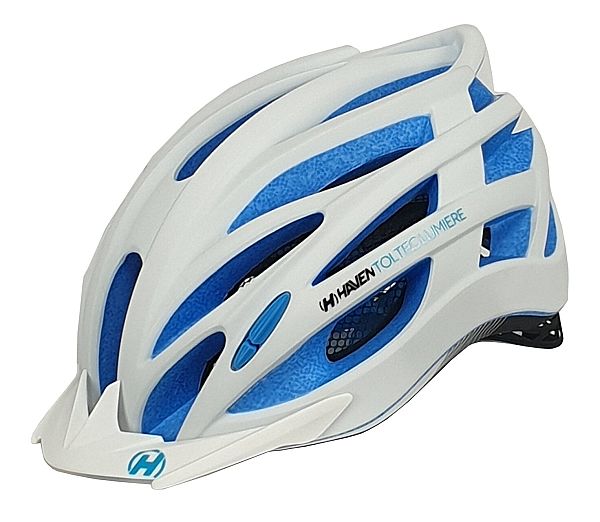 Přilba HAVEN TOLTEC LUMIERE white/blue EPS
