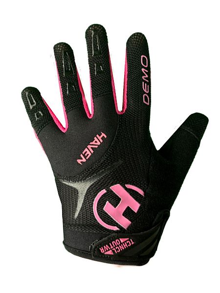 Rukavice DEMO KID long black/pink
