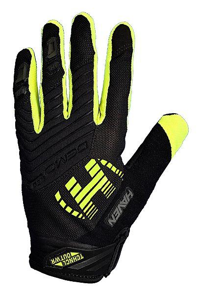Rukavice HAVEN DEMO NEO long black/green