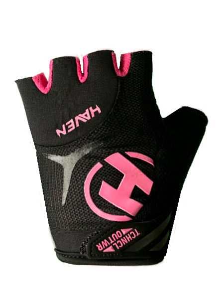 Rukavice HAVEN DEMO KID short  black/pink