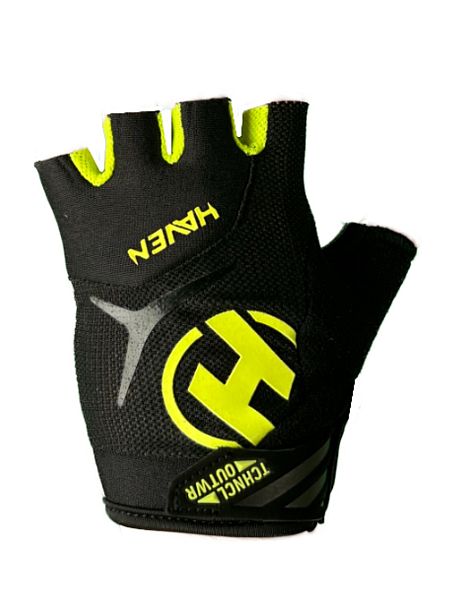 Rukavice HAVEN DEMO KID short black/green